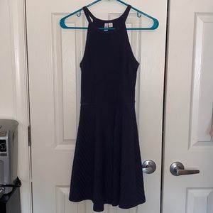 Ribbed A-Line Dress